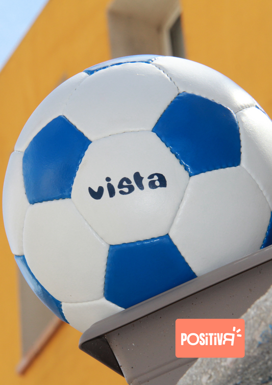Ballon rétro bleu - Vista