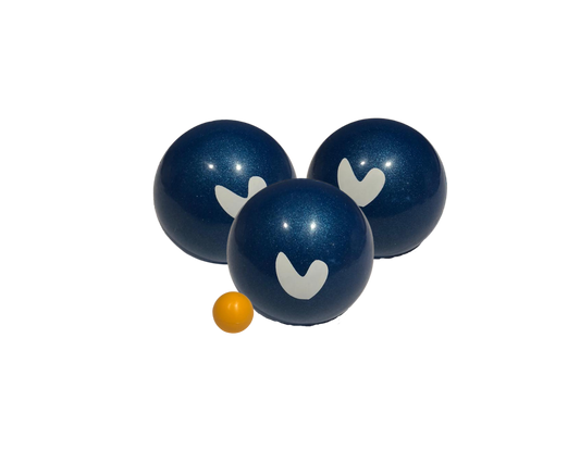 Triplette jeu de boules de pétanque PVC