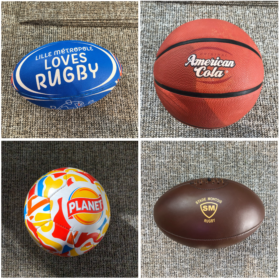 Ballon de rugby, Cadeau d'affaires, Ballon de rugby personnalisé recyclé